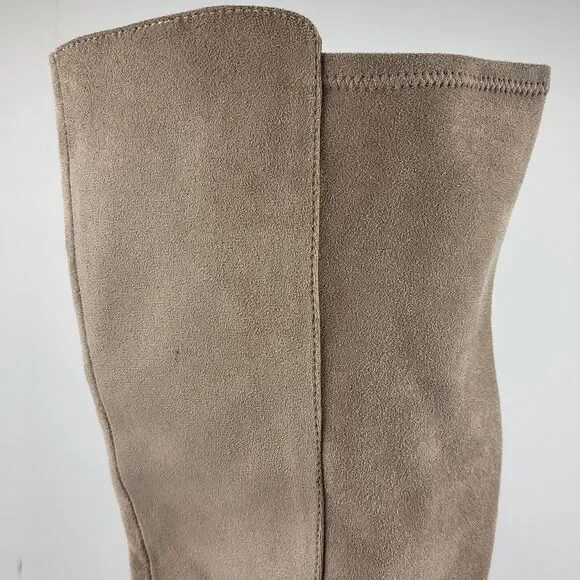 dv by dolce vita treasure women's over the knee boots synthetic almond toe 10 - Picture 6 of 16